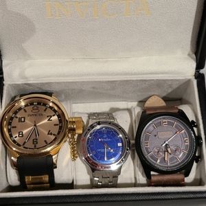 Set of 3 Men's Watches with box
